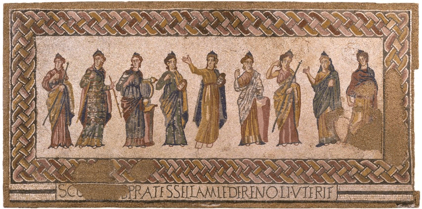 Mosaico de las Musas