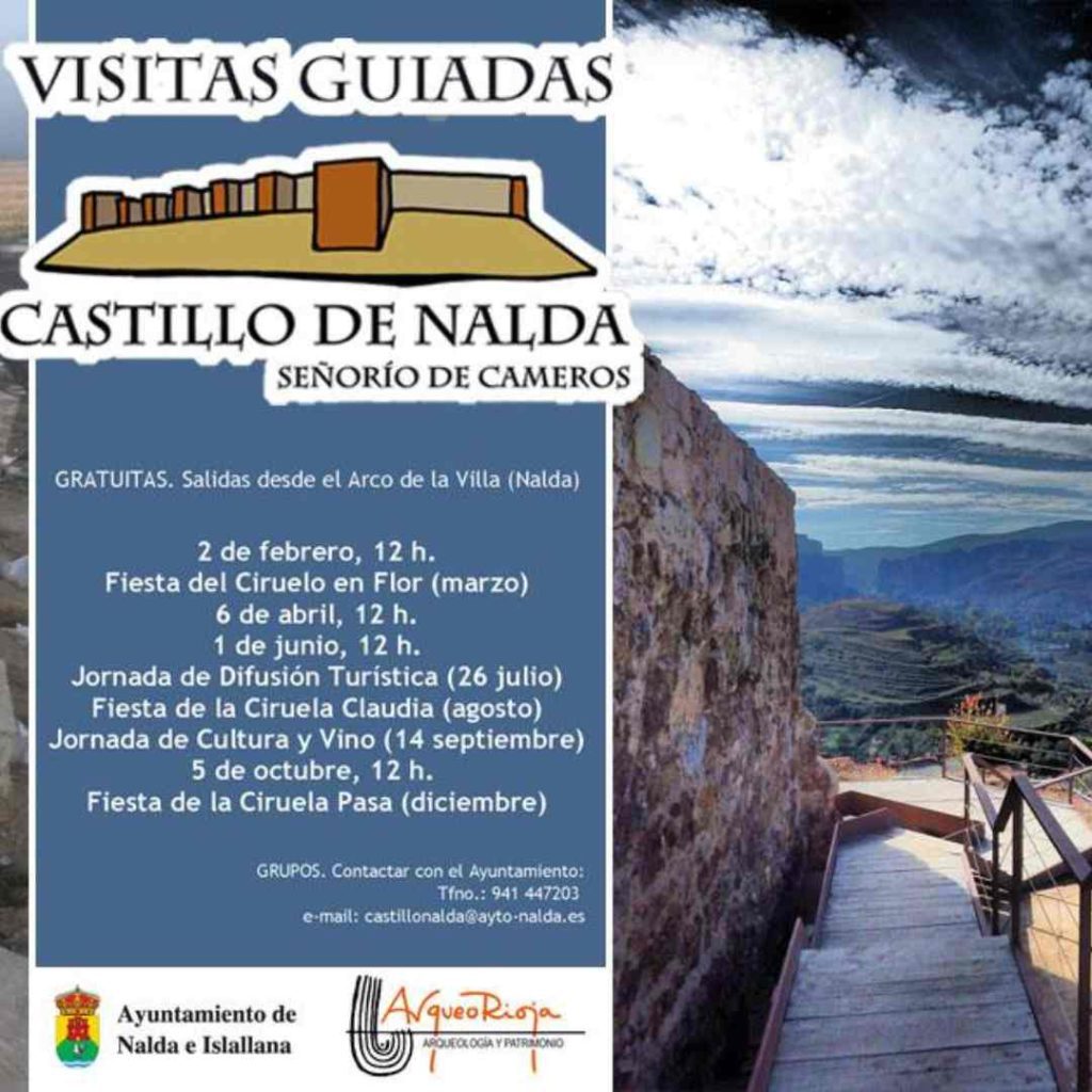 Programa de visitas guiadas al Castillo de Nalda e Islallana