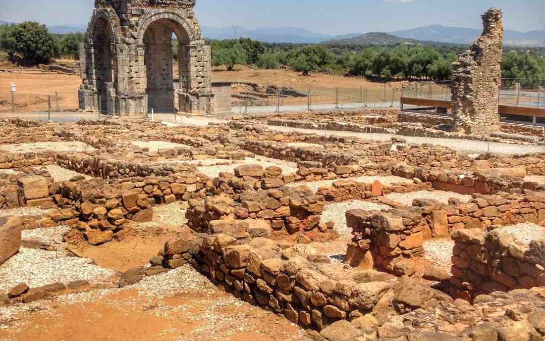 Ciudad romana de Cáparra en Extremadura
