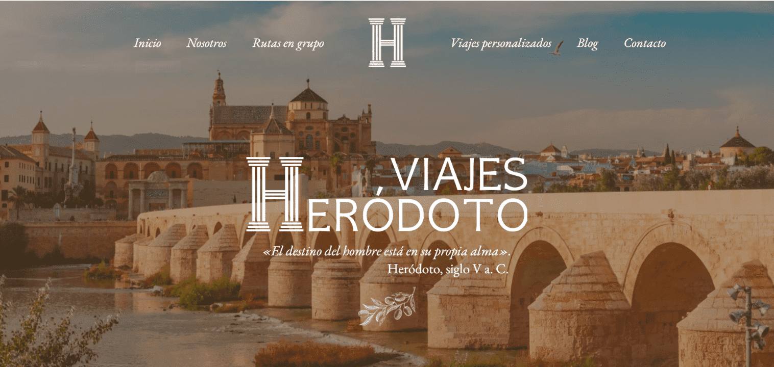 Web Viajes Heródoto