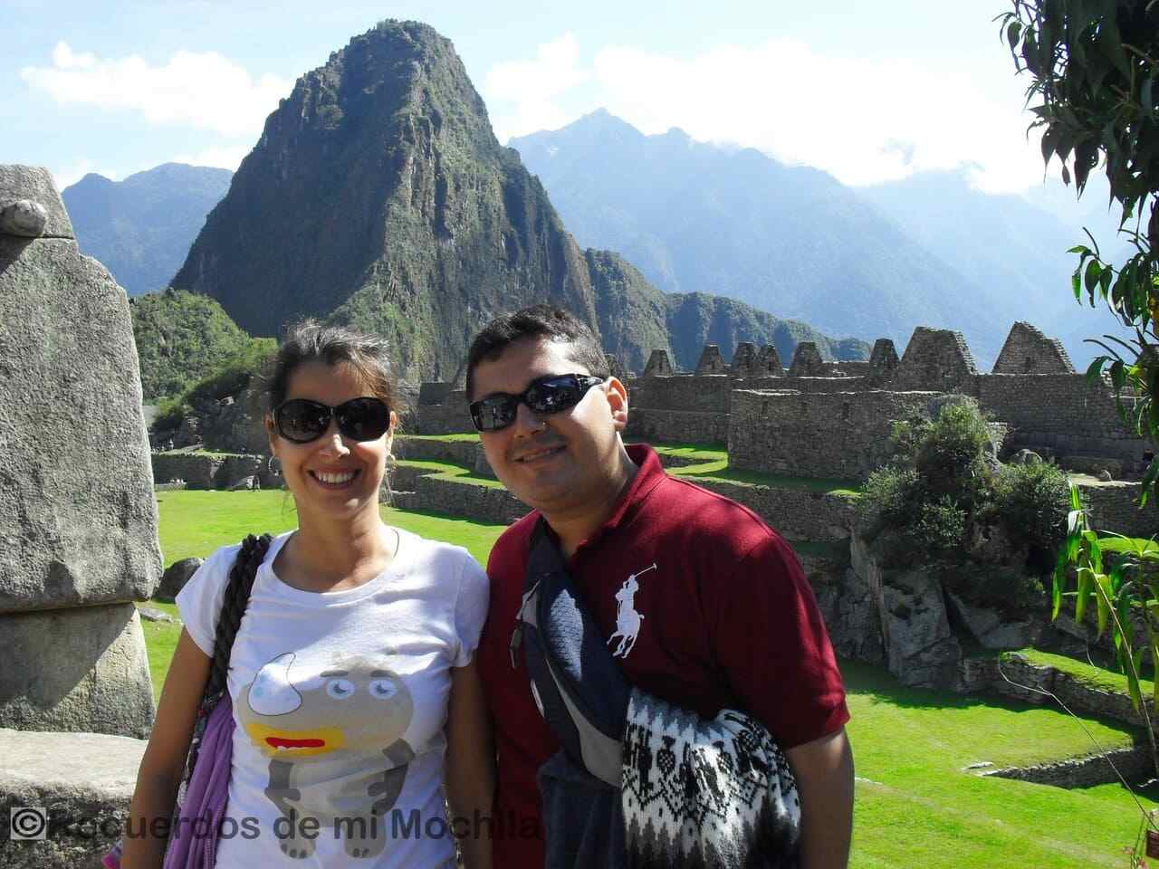 Iradier y Rebeca en Machu Pichu